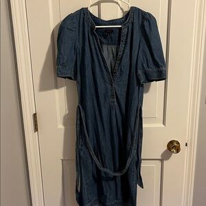 Talbots Deep Blue Midi Dress
